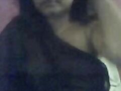 Nadia Khan sexy juicy punjabi kuri from Sialkot exposing her big boobs on camera sitting with her BF